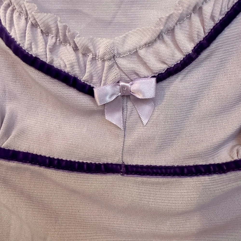 UNIF Lavender Purple Mesh Top - Picture 6 of 6